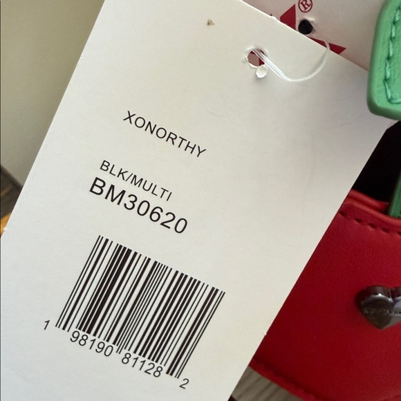 Betsey Johnson XO Northy Cherry Print Crescent Shoulder Bag NWT Cherry Charm - Picture 5 of 6